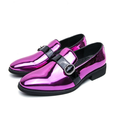 Damen Mokassins Schnallen Detail Elegant