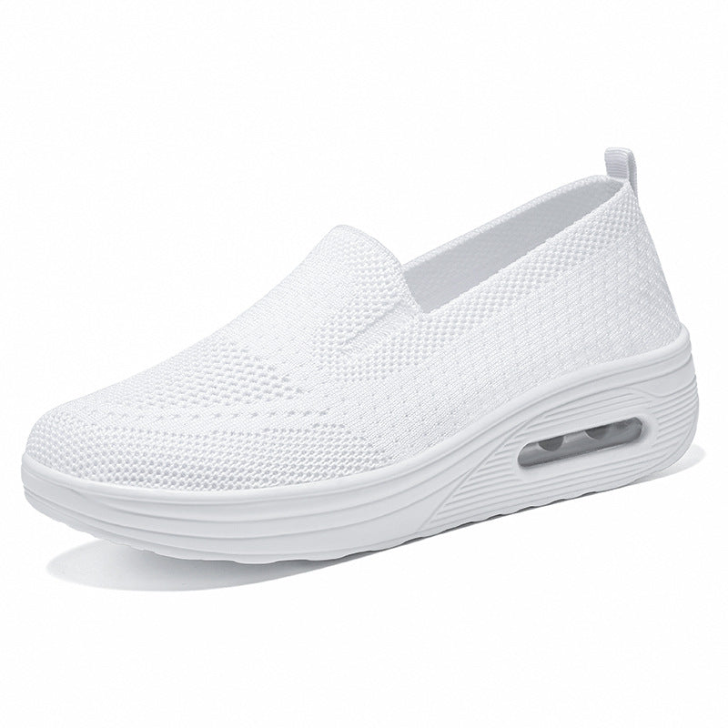 Damen Sneaker Bequem Weich Slip On