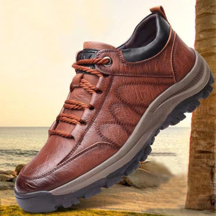 Damen Leder Schuhe Komfortabel