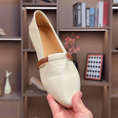 Damen Ballerinas Hochwertiges Leder