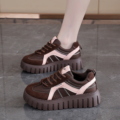 Damen Sneaker Bequem Chunky Sohle Sportschuh Weite