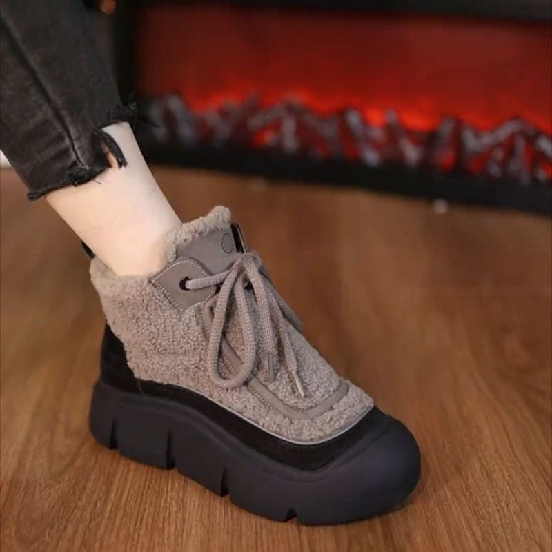 Damen Sneaker Winter Warm Kuschel-Innenfutter