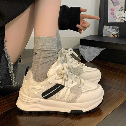Damen Sneaker Sportlich Stoßdämpfend Bequem