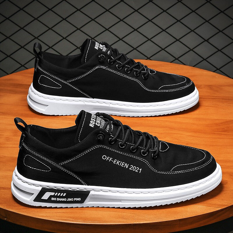 Damen Sneaker Leder Atmungsaktives Mesh