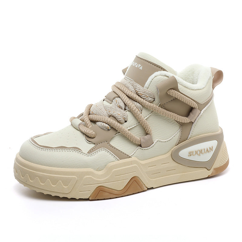 Damen High- Sneaker Bequem Mit Dämpfung