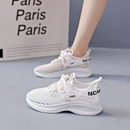 Damen Sneaker Atmungsaktives Netz Weich
