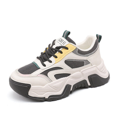 Damen Chunky Sneaker Bequem Mit Dämpfung