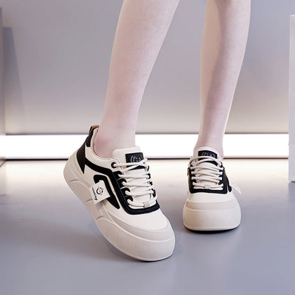 Damen Sneaker Dicke Sohle Atmungsaktives Material