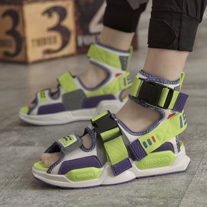 Damen Sportsandalen Atmungsaktives Mesh Verstellbar Komfort