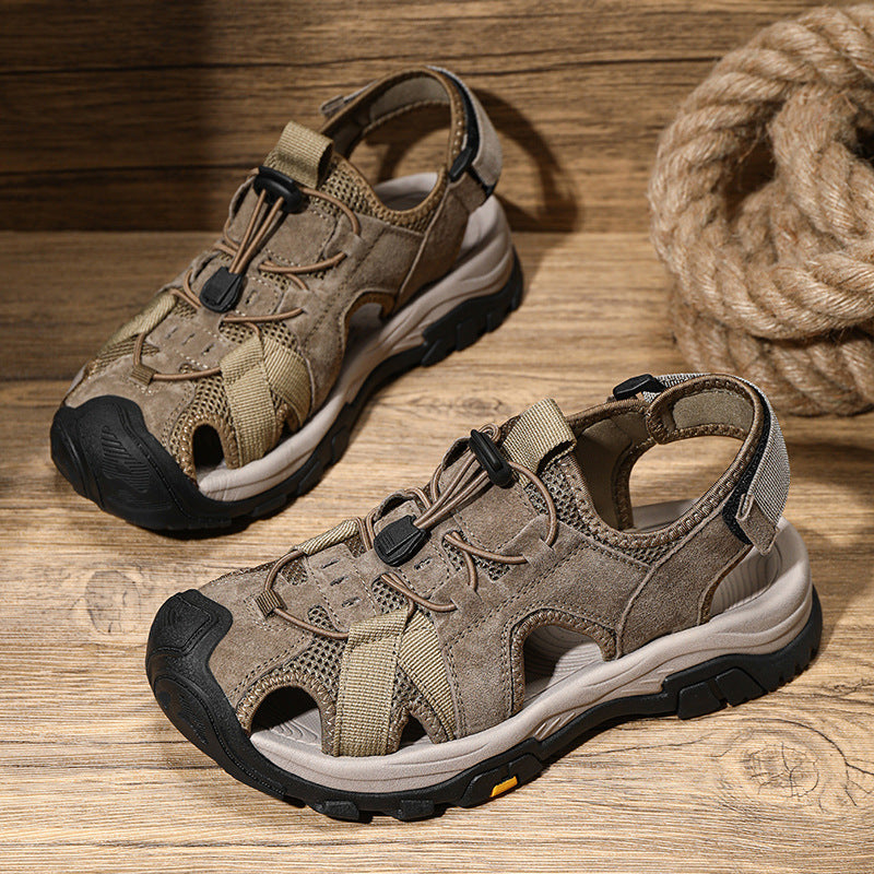 Damen Trekking-Sandalen Atmungsaktives Obermaterial Rutschfeste Sohle - Norvielle