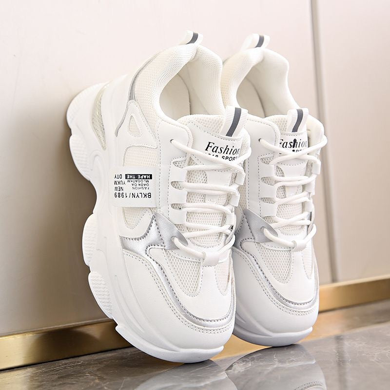 Damen High-Heel-Sneaker Chunky Bequem