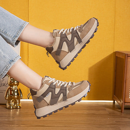 Damen High- Sneaker Fleece-Innensohle Rutschfest