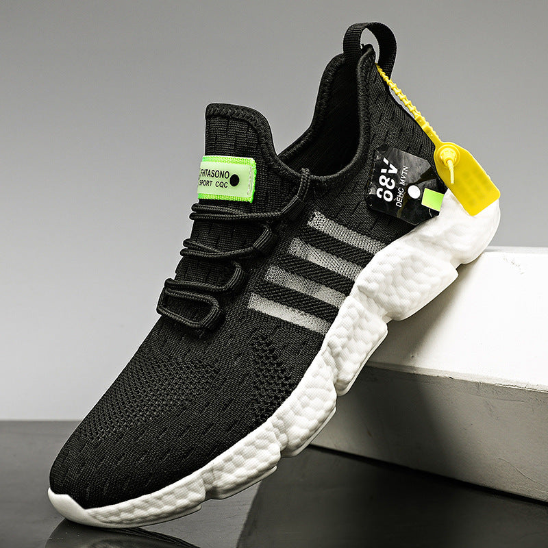 Damen Sneaker Leicht Atmungsaktives Obermaterial Flex-Sohle