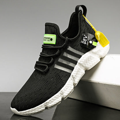 Damen Sneaker Leicht Atmungsaktives Obermaterial Flex-Sohle