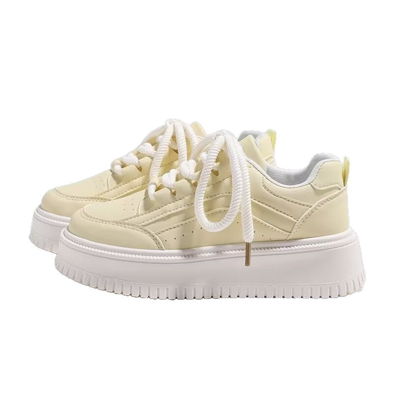 Damen Plattformsneaker Atmungsaktives Mesh Modern Sportlich