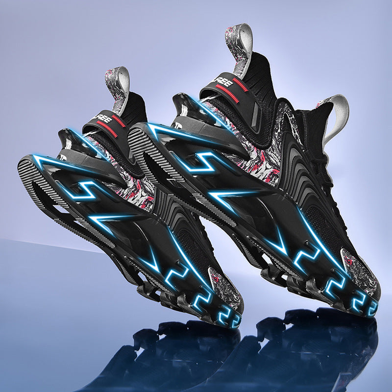 Damen Laufschuhe High-Tech Sneaker Lichteffekt