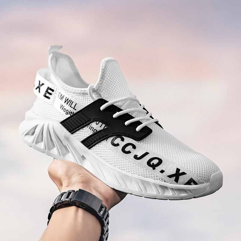 Damen Sneaker Atmungsaktives Netz Rutschfeste Sohle Schwarz - Norvielle