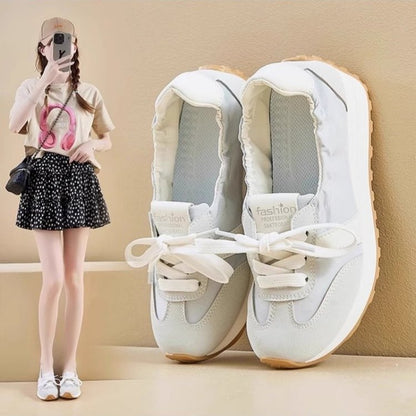 Damen Sneaker Leicht Schnürsystem Weich