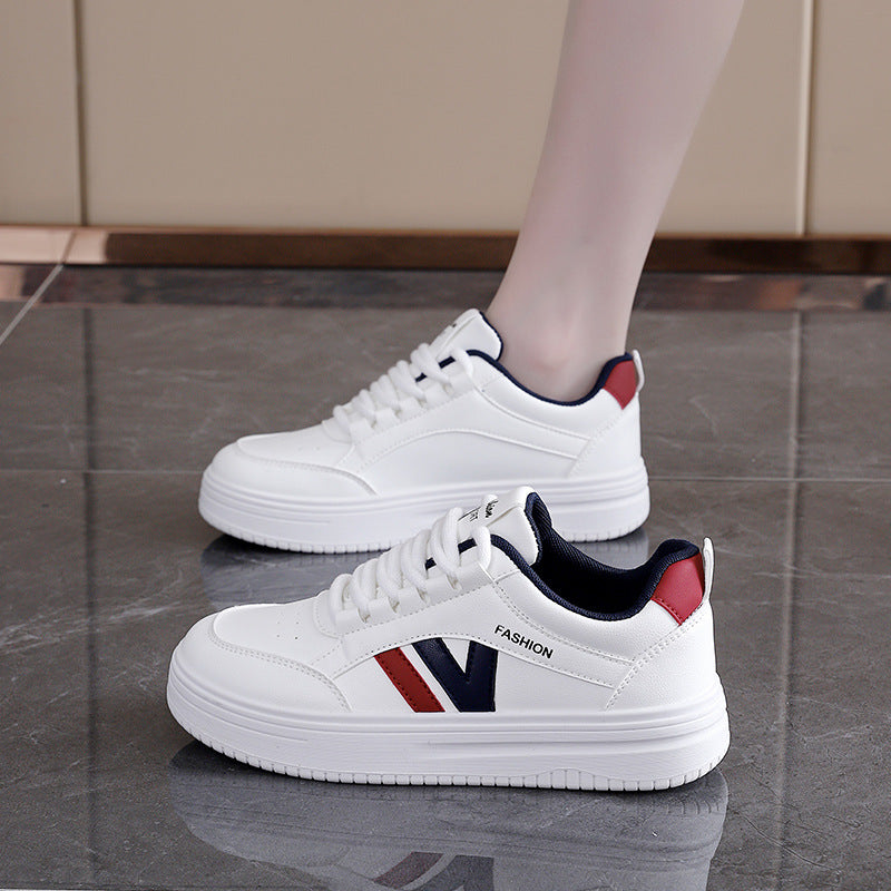 Damen Sneaker Dicksohle Sportlich Modisch