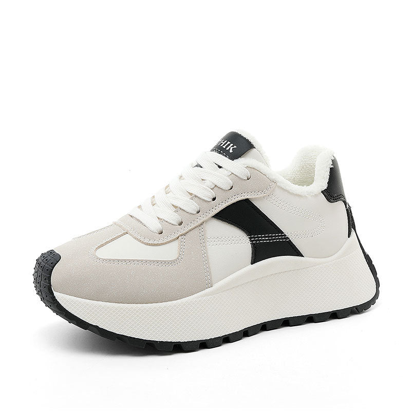 Damen High- Sneaker Warmfleece