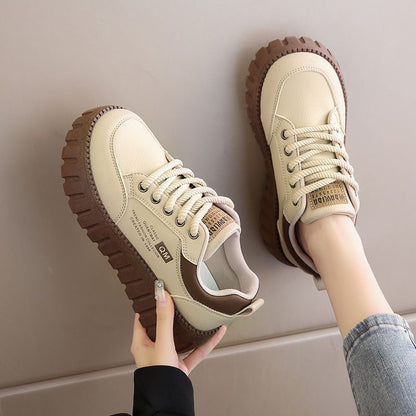 Damen Plateau Sneaker Trendy Hoch Moda Schuhe