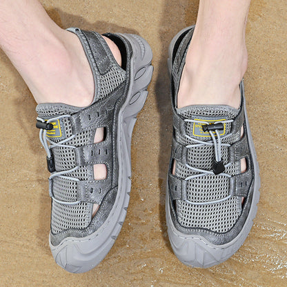 Damen Sandalen Atmungsaktives Material Elastisch Bequem