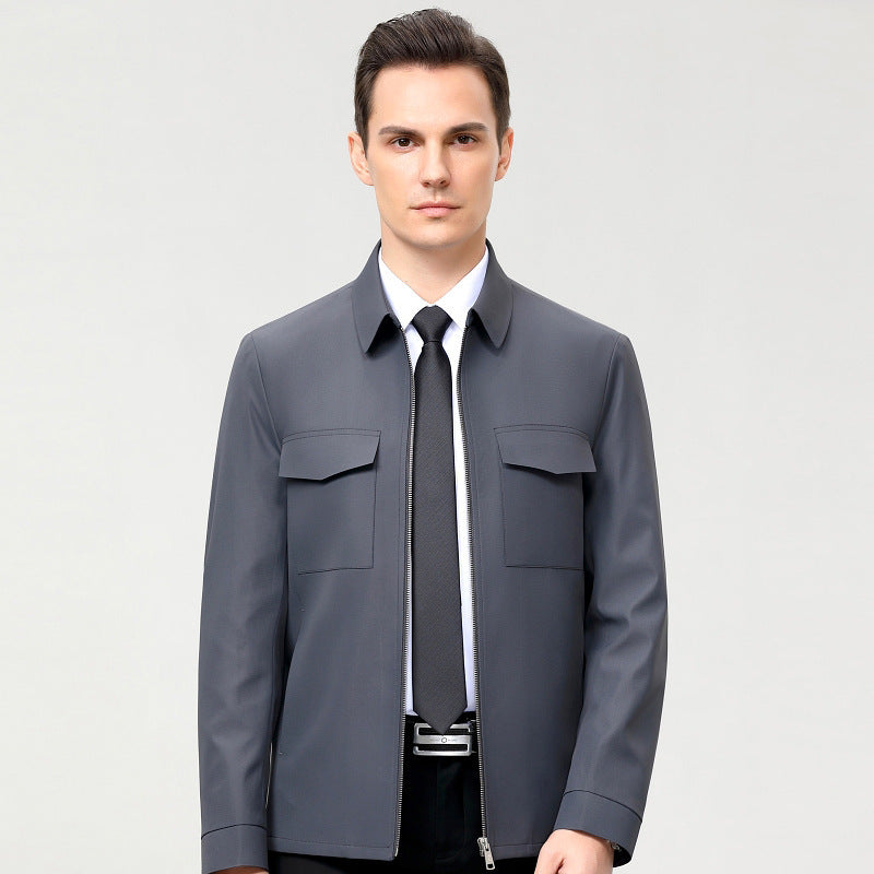 Herren Wintermantel Slim Fit Modern