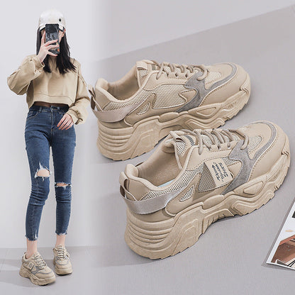 Damen Sneaker Chunky Atmungsaktives Mesh Komfortabel - Norvielle