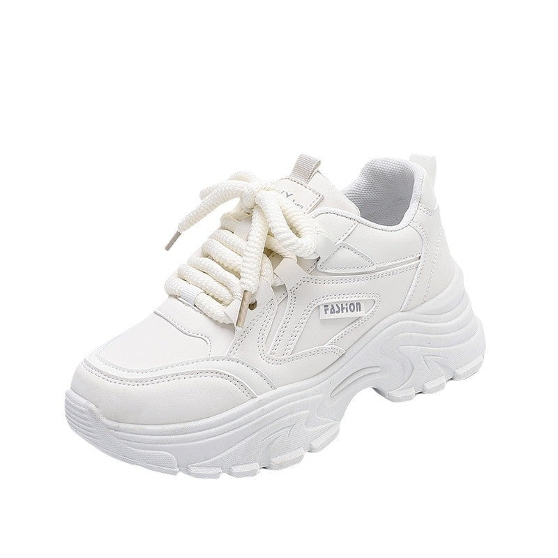 Damen Laufschuhe Sneaker Atmungsaktives Mesh Dicke Sohle