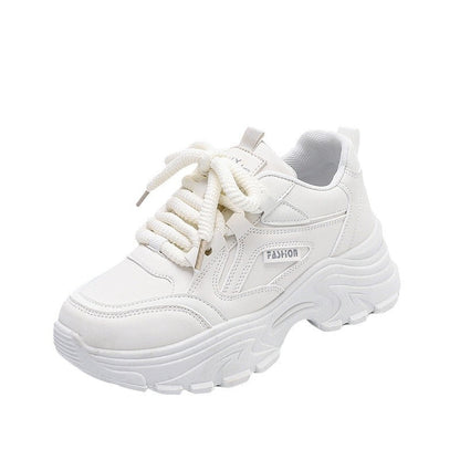 Damen Laufschuhe Sneaker Atmungsaktives Mesh Dicke Sohle