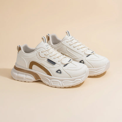 Damen Sneaker Sportlich Chunky Sohle