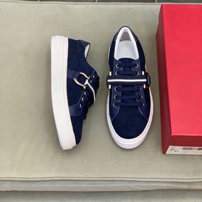 Damen Sneaker Rutschfest mit Schnallen Detail