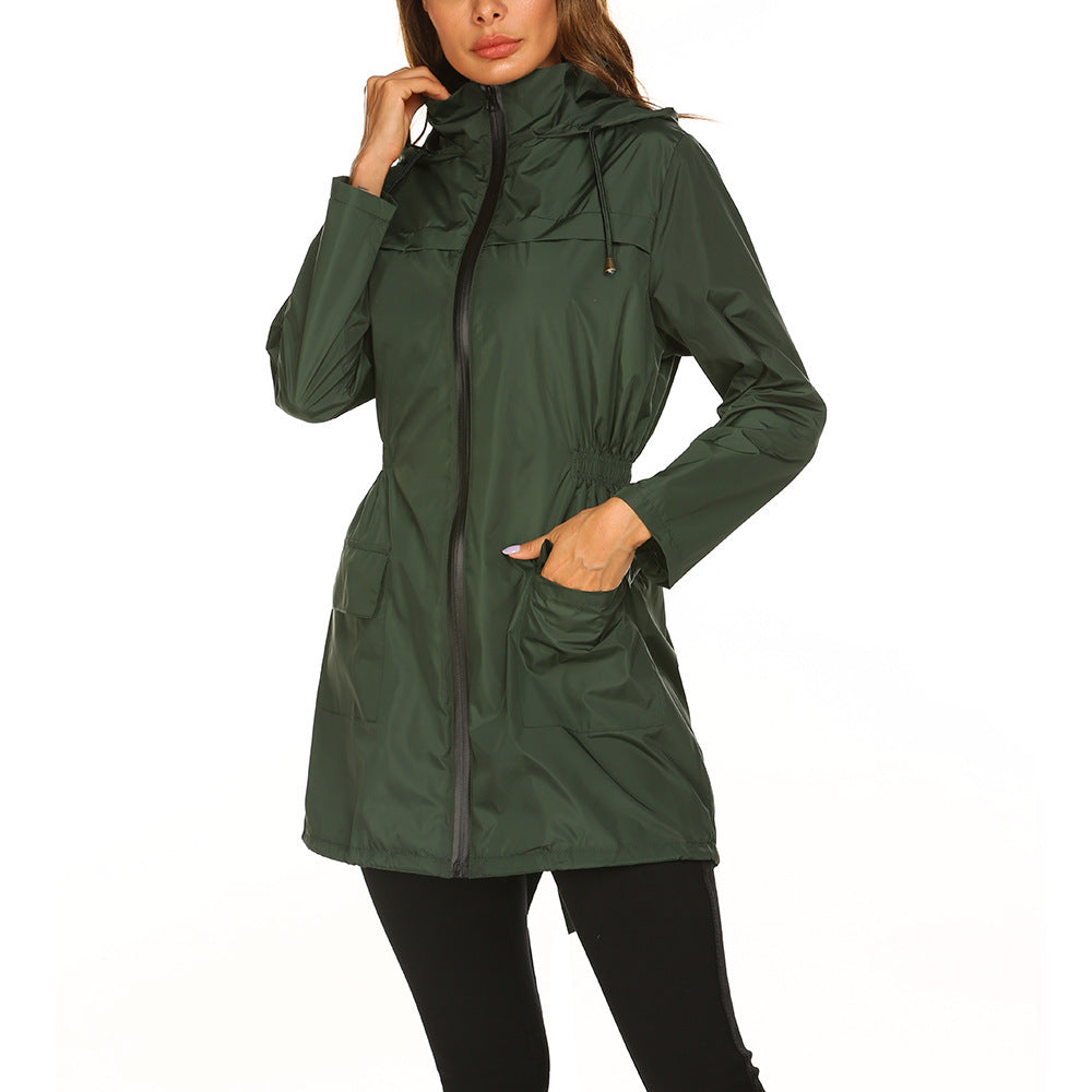 Damen Freizeitjacke Praktisch Verstellbar Große Taschen