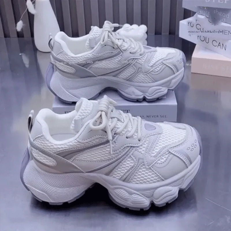 Damen Sneaker Sportlich Leicht Luftdurchlässiges Mesh