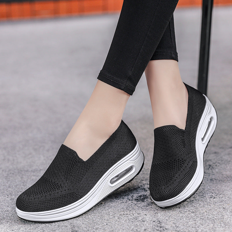 Damen Sneaker Leicht Luftpolsterung Bequem