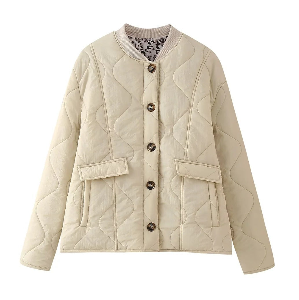 Damen Steppjacke Warme Winterjacke Modern