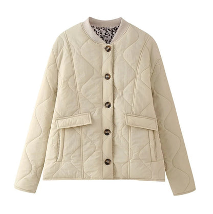 Damen Steppjacke Warme Winterjacke Modern