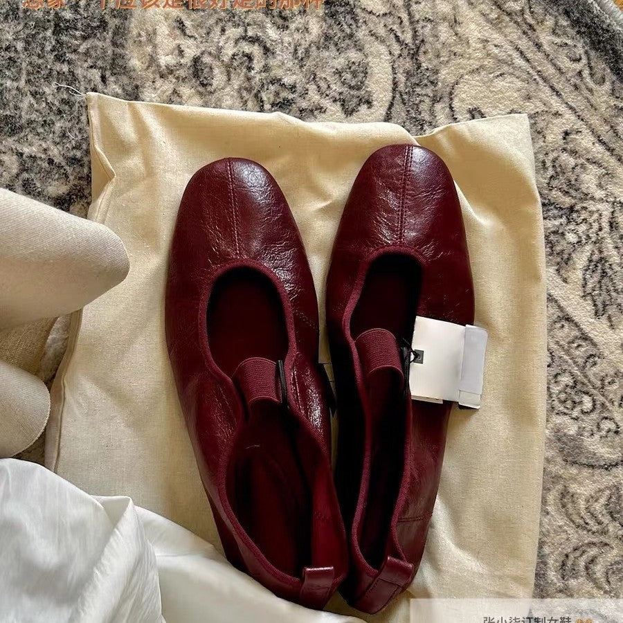 Damen Ballerinas Bequem Cut-Out Design