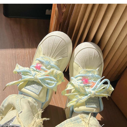 Damen Sneaker Bunt Schnürsystem
