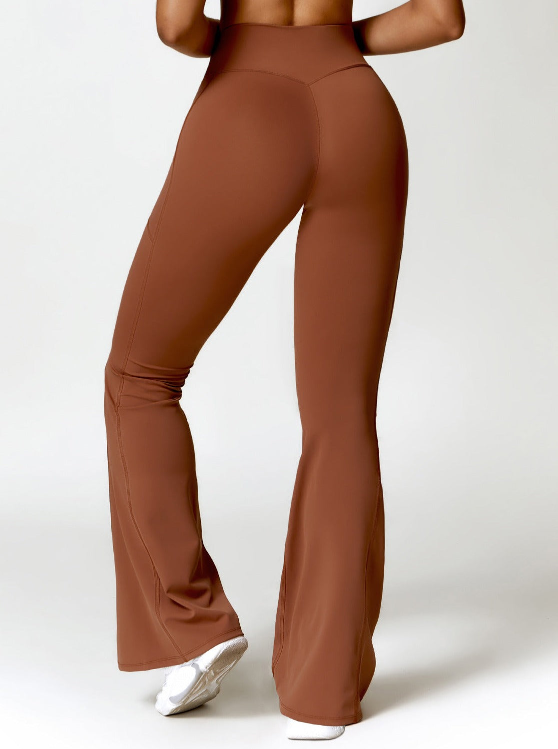 Hohe Taille Damen Schlaghose Figurformend - Norvielle