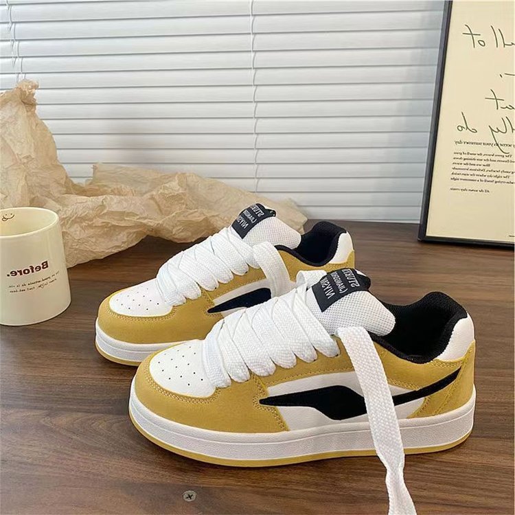 Damen Sneaker Sportlich Veloursleder Atmungsaktiv - Norvielle