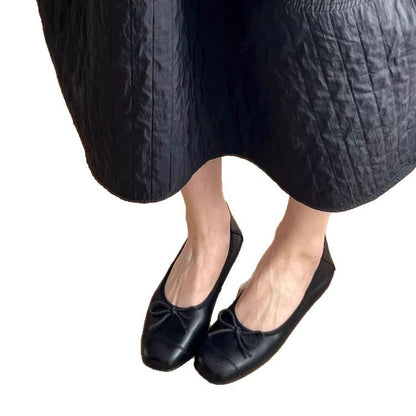 Damen Ballerinas Elegant Schleifen-Design Bequem