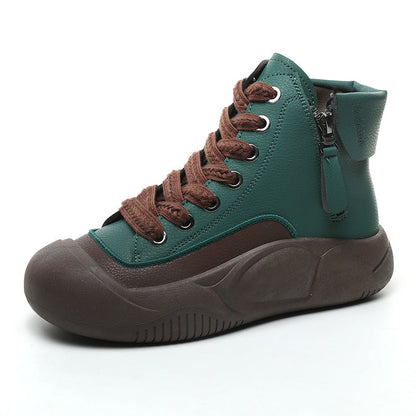 Damen Hochsneaker Robust Reißverschluss