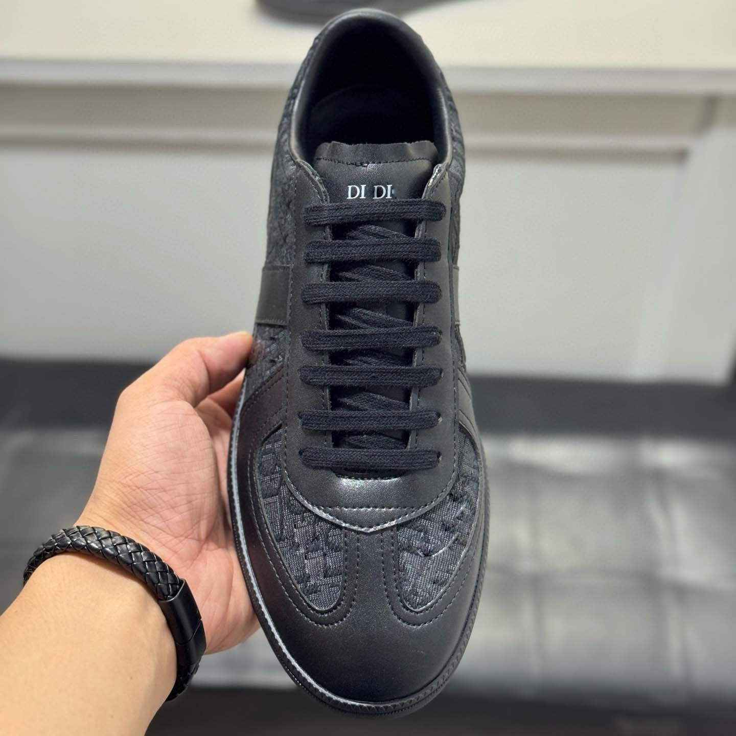 Damen Sneaker Leder Rutschfest Elegantes Design