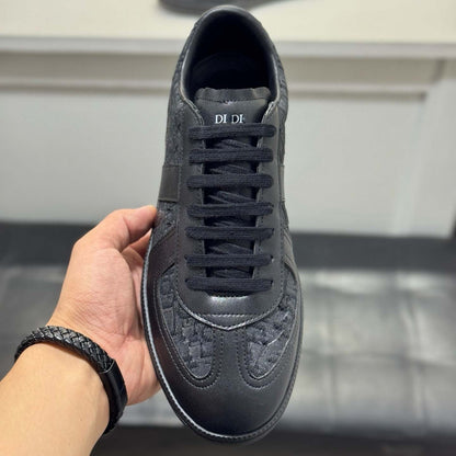 Damen Sneaker Leder Rutschfest Elegantes Design