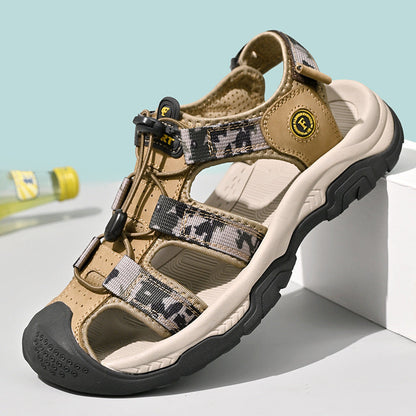 Damen Trekking-Sandalen Sportlich Rutschfest Verstellbar