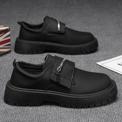 Damen Stiefeletten Reißverschluss Lederschuhe