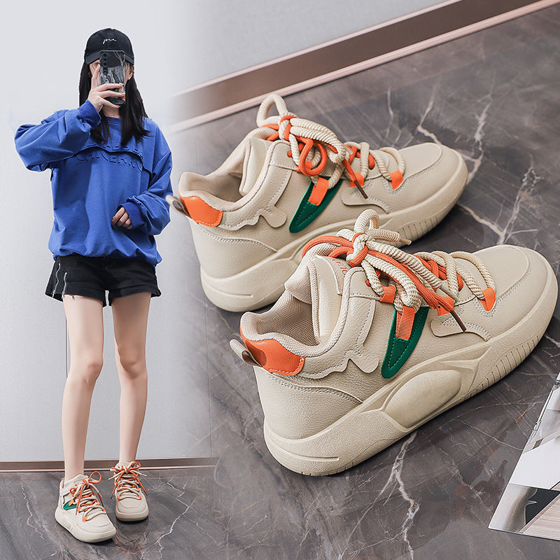 Damen High- Sneaker Sportlich Schnürsystem - Norvielle