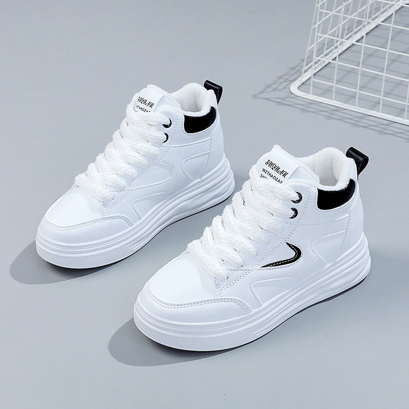 Damen Sneaker Sportlich Schnürung