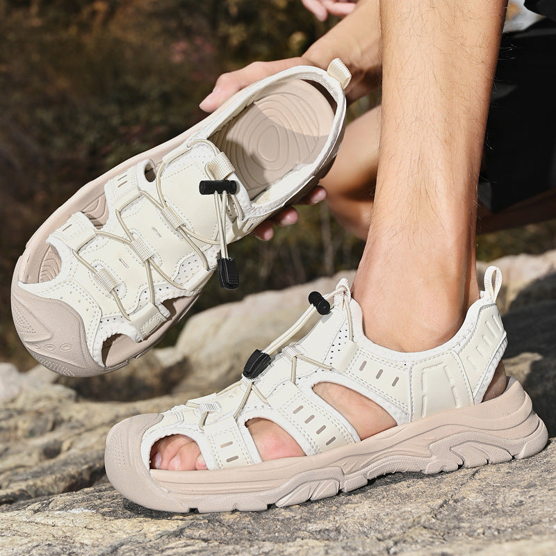 Damen Outdoorsandalen Atmungsaktives Obermaterial Sicherer Halt